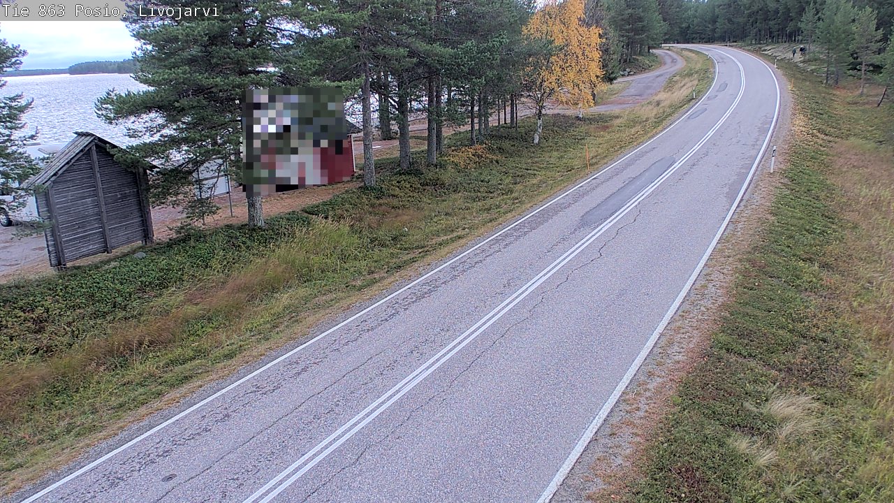 Kelikamerat Kuva Tie 863 Livojärvi, Posio, Lappi