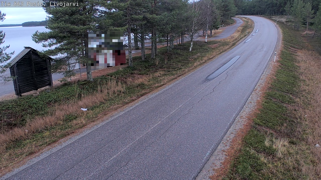 Kelikamerat Kuva Tie 863 Livojärvi, Posio, Lappi