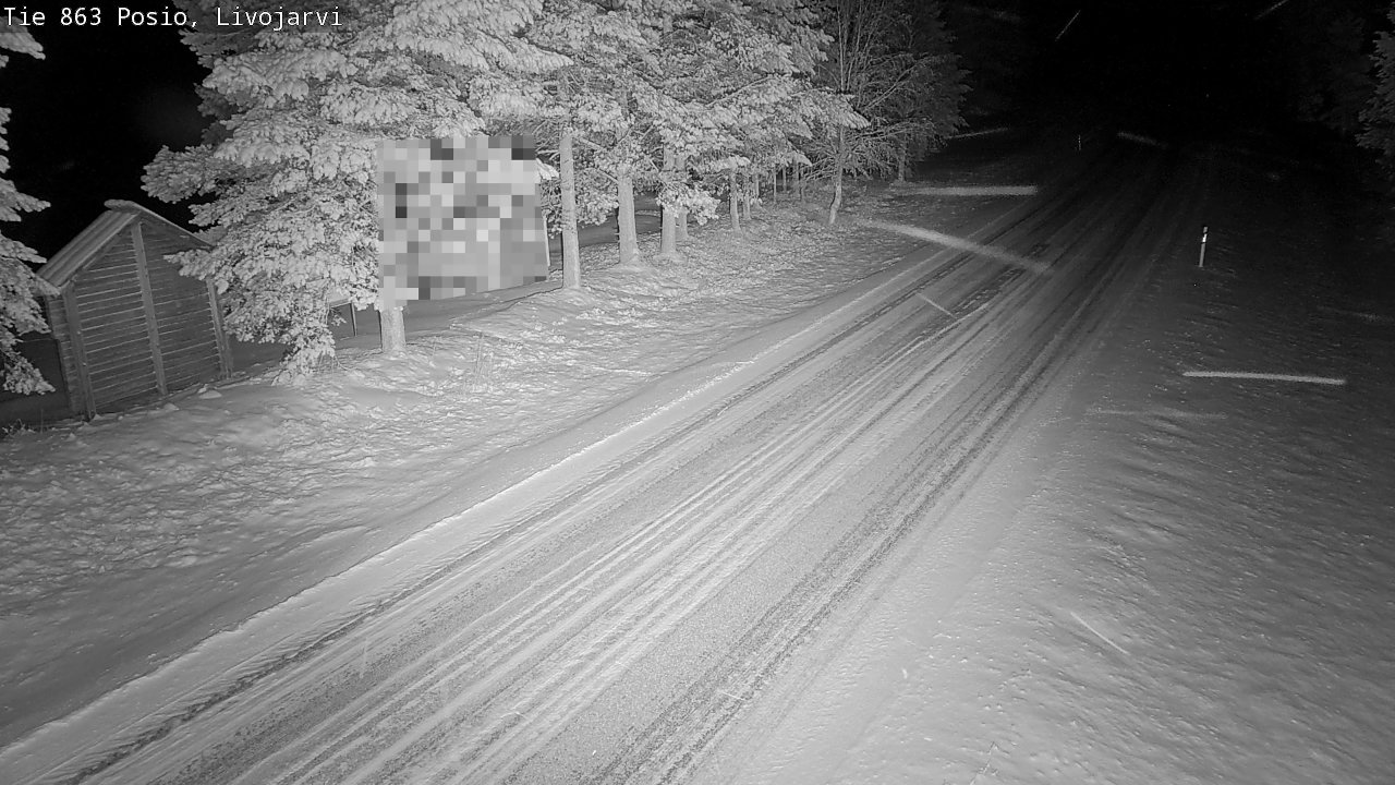 Kelikamerat Kuva Tie 863 Livojärvi, Posio, Lappi