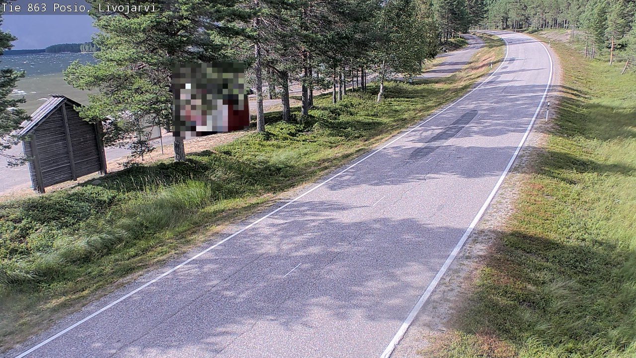 Kelikamerat Kuva Tie 863 Livojärvi, Posio, Lappi