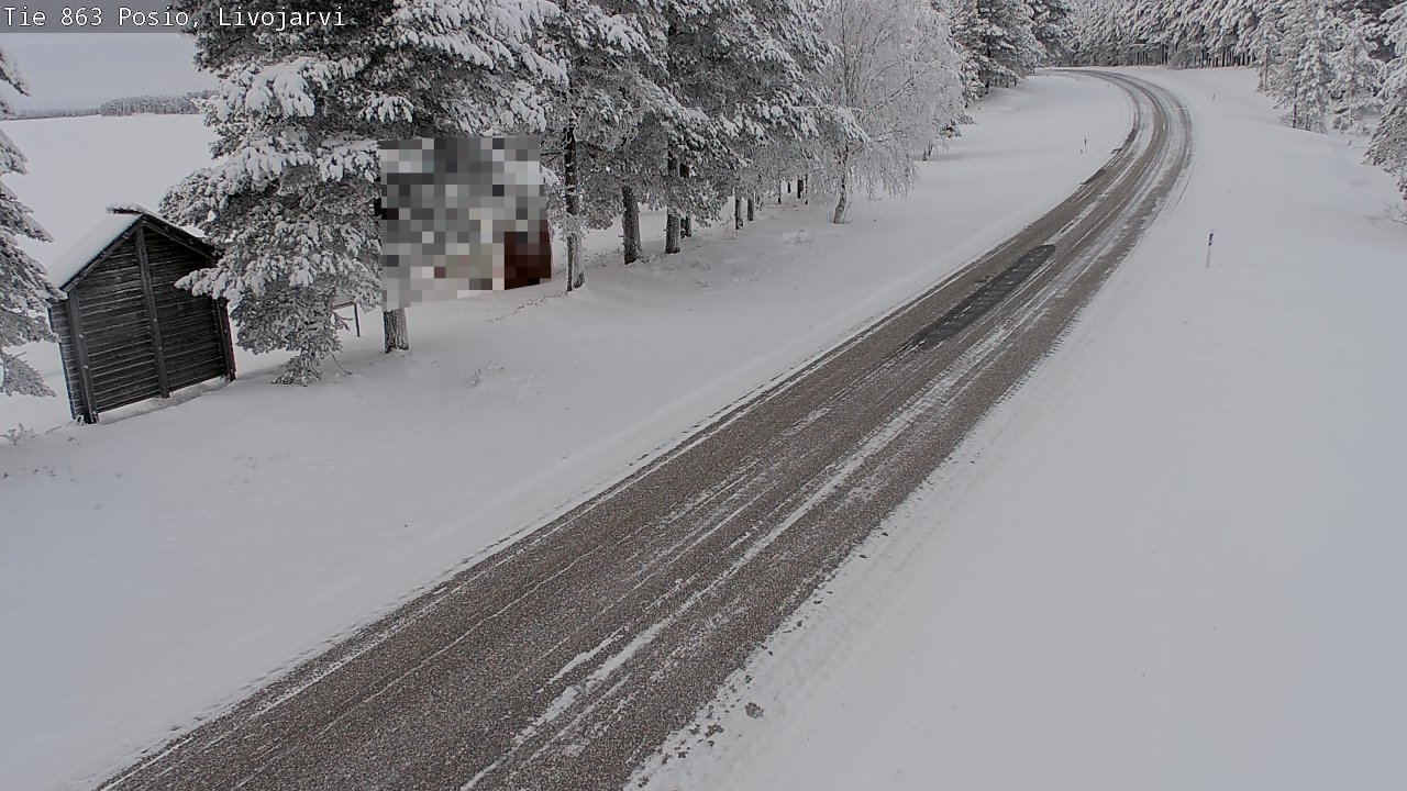 Kelikamerat Kuva Tie 863 Livojärvi, Posio, Lappi