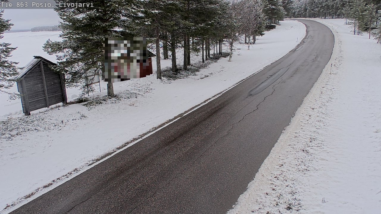 Kelikamerat Kuva Tie 863 Livojärvi, Posio, Lappi