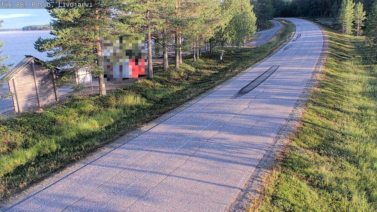 Kelikamerat Kuva Tie 863 Livojärvi, Posio, Lappi