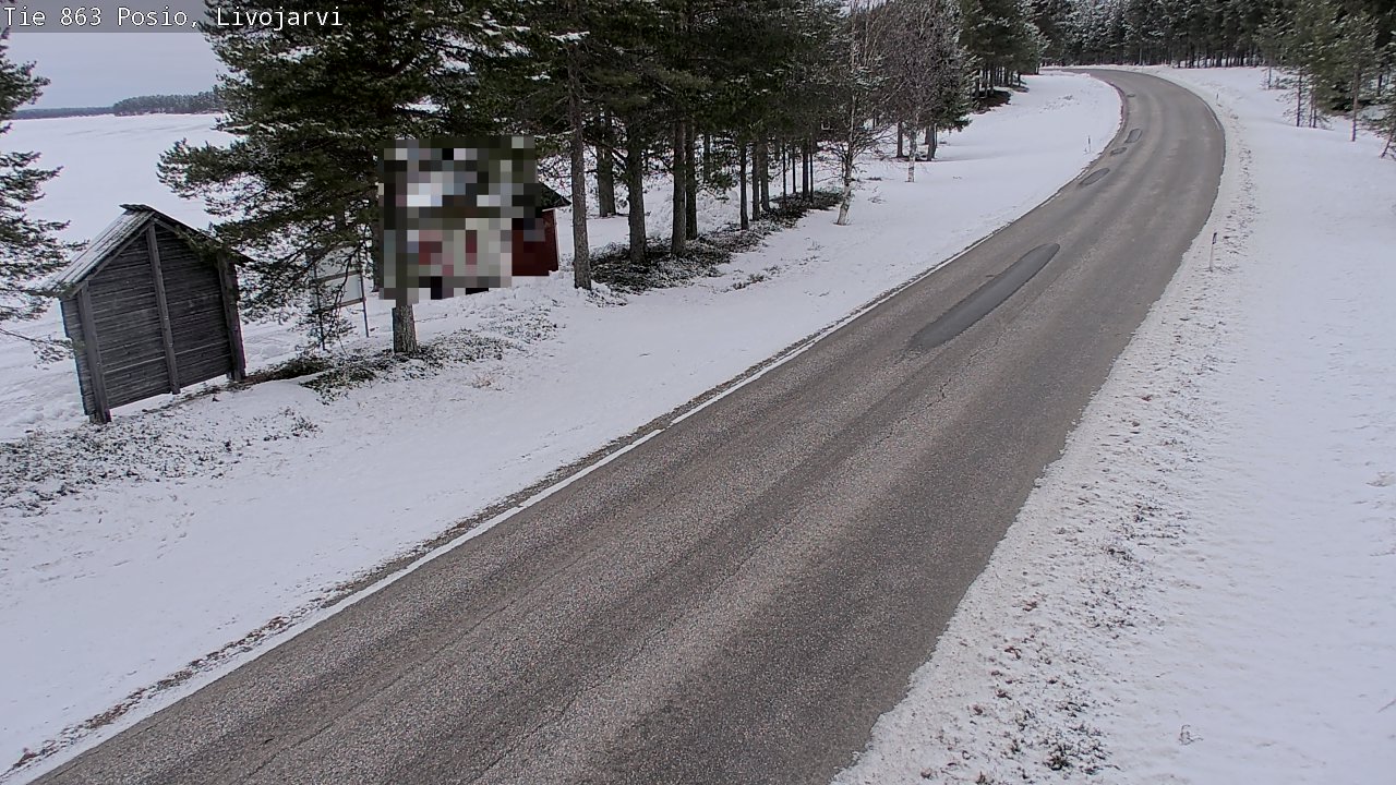 Kelikamerat Kuva Tie 863 Livojärvi, Posio, Lappi