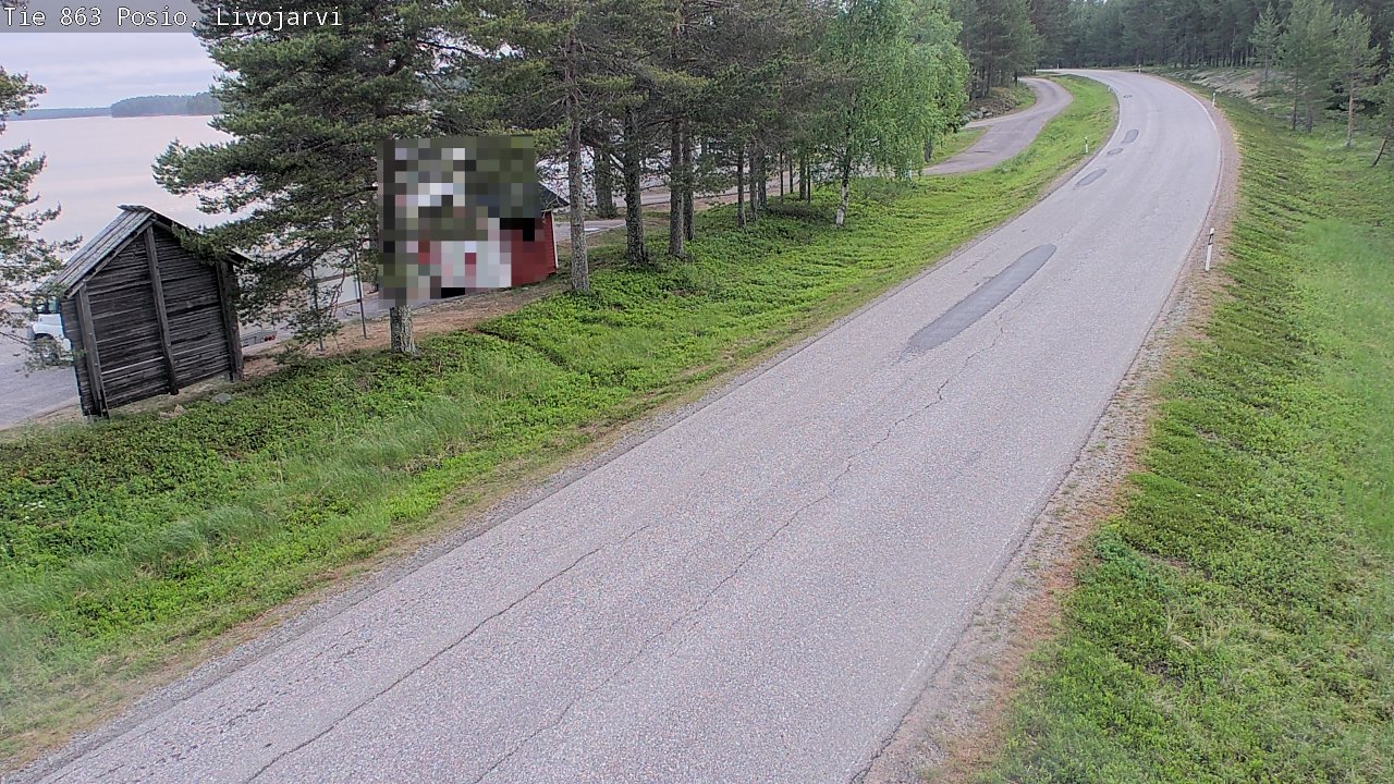 Kelikamerat Kuva Tie 863 Livojärvi, Posio, Lappi