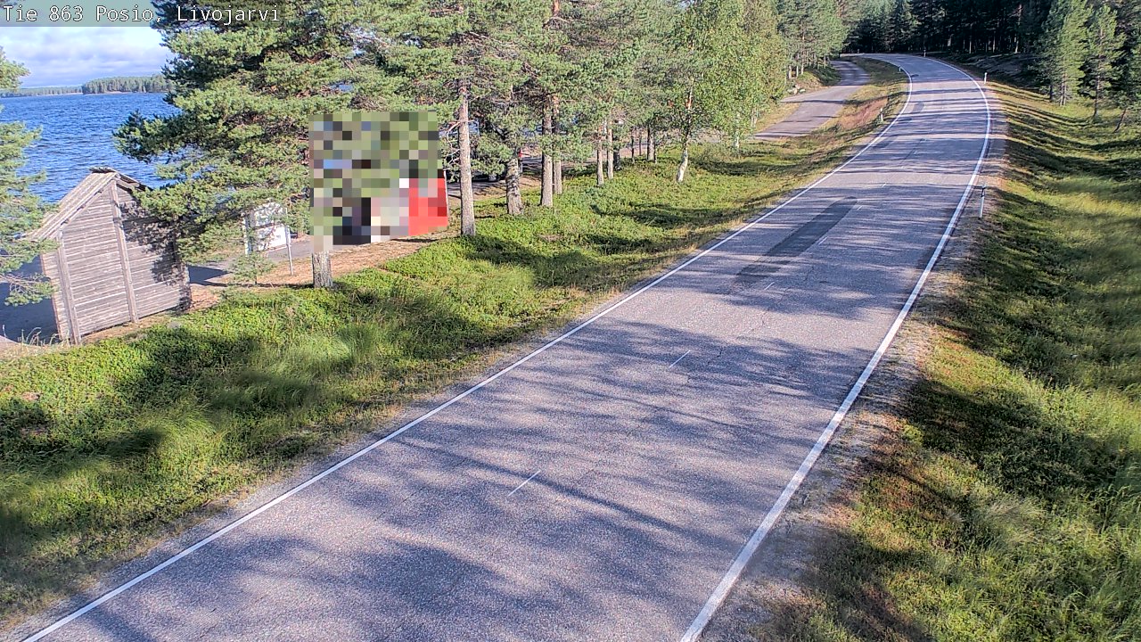 Kelikamerat Kuva Tie 863 Livojärvi, Posio, Lappi