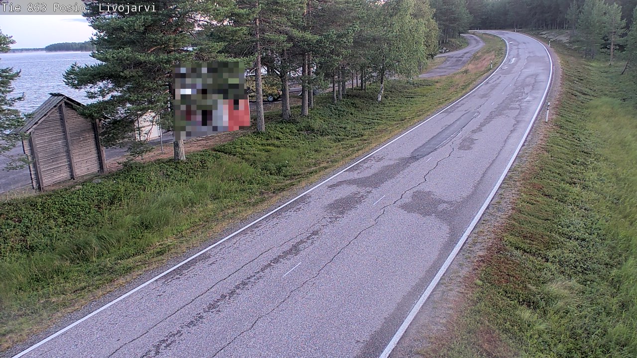 Kelikamerat Kuva Tie 863 Livojärvi, Posio, Lappi