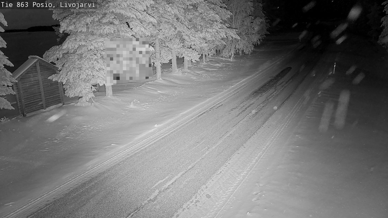 Kelikamerat Kuva Tie 863 Livojärvi, Posio, Lappi