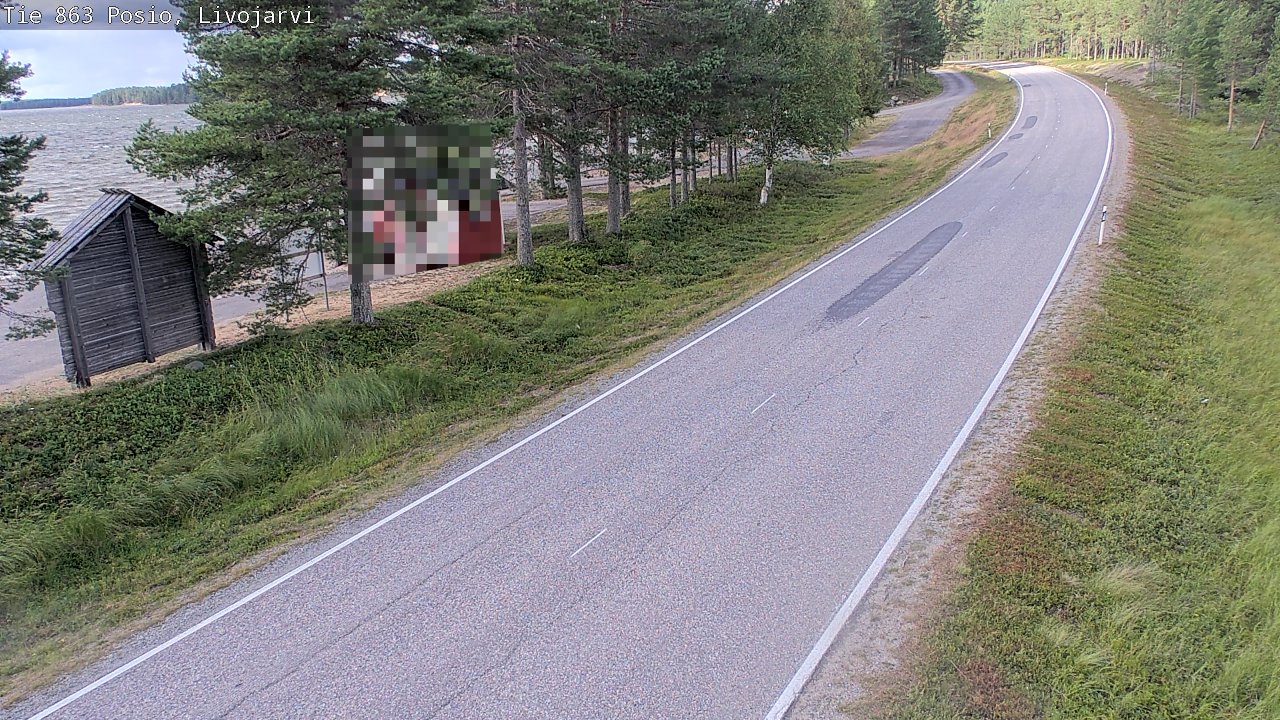 Kelikamerat Kuva Tie 863 Livojärvi, Posio, Lappi