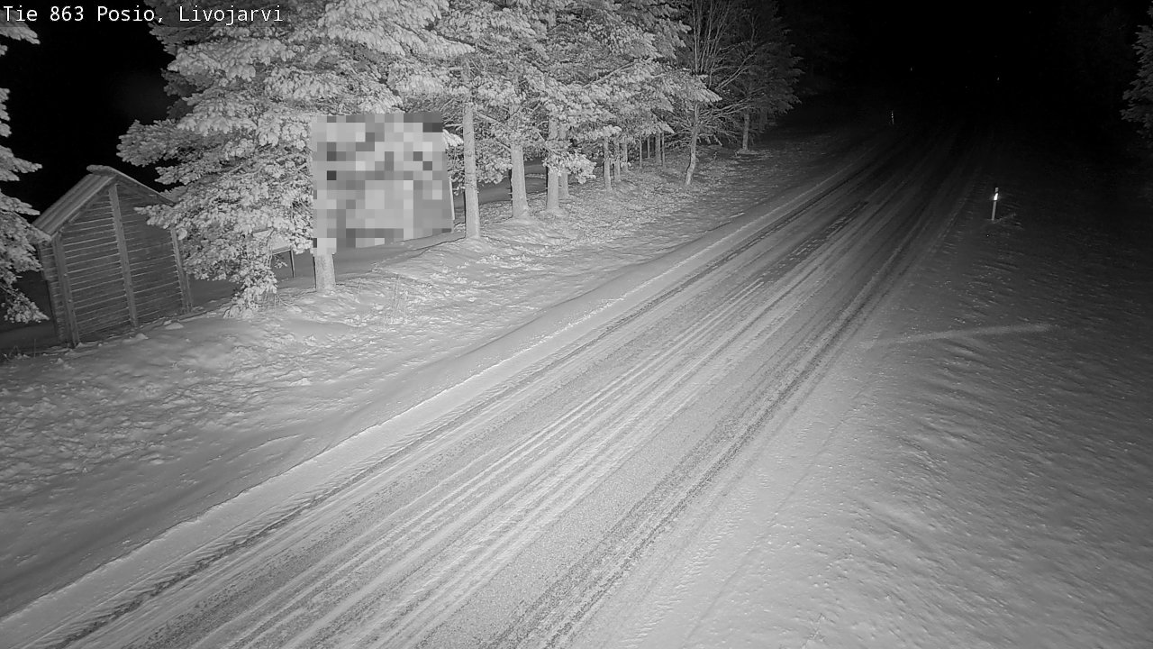 Kelikamerat Kuva Tie 863 Livojärvi, Posio, Lappi