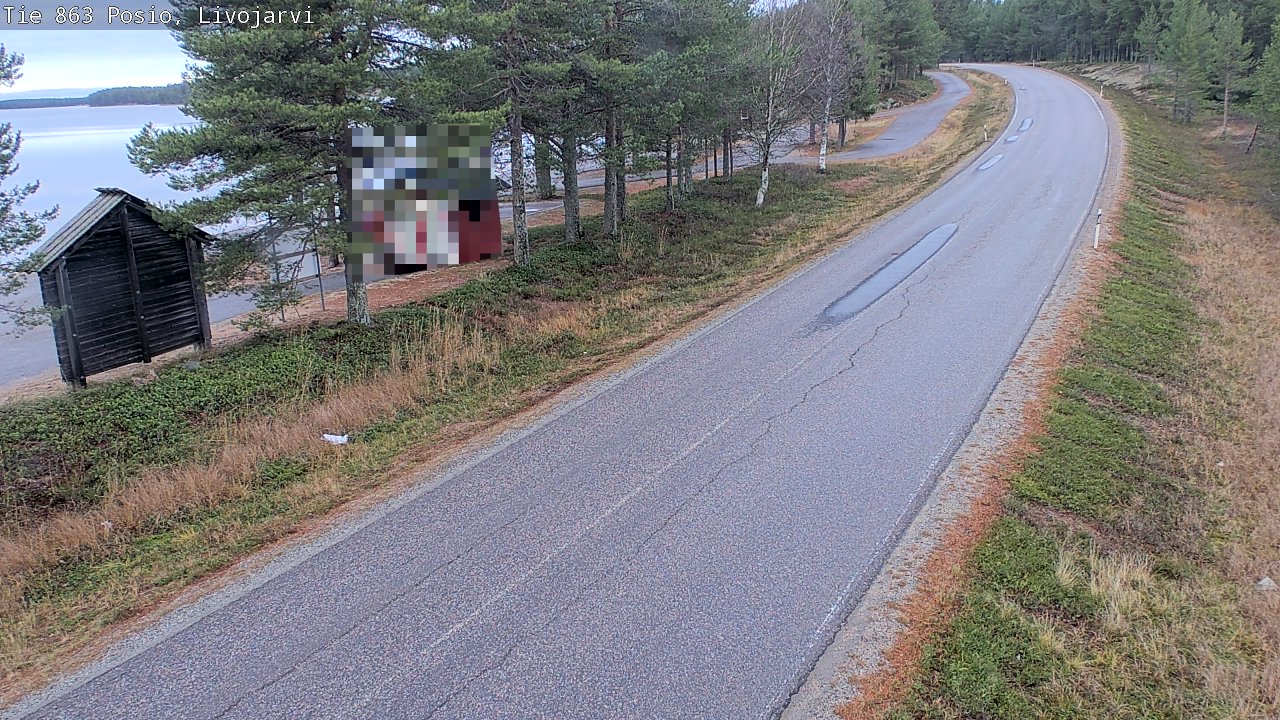 Kelikamerat Kuva Tie 863 Livojärvi, Posio, Lappi