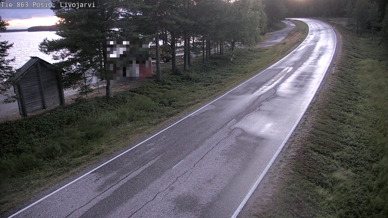 Kelikamerat Kuva Tie 863 Livojärvi, Posio, Lappi