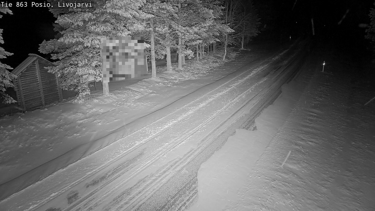 Kelikamerat Kuva Tie 863 Livojärvi, Posio, Lappi