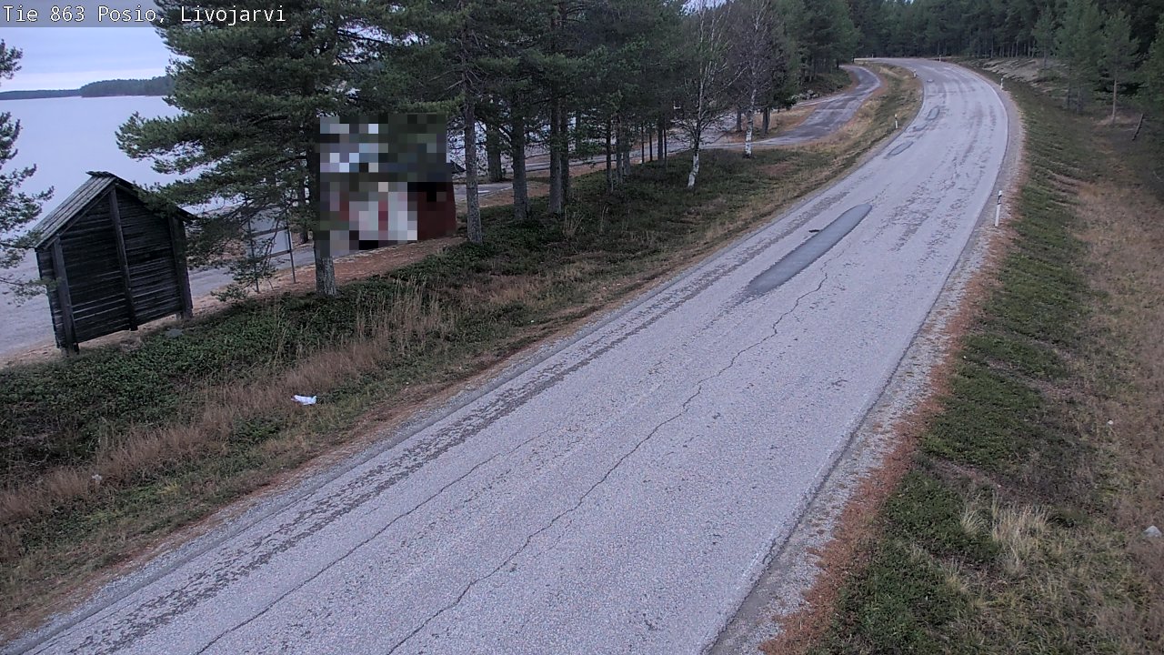 Kelikamerat Kuva Tie 863 Livojärvi, Posio, Lappi