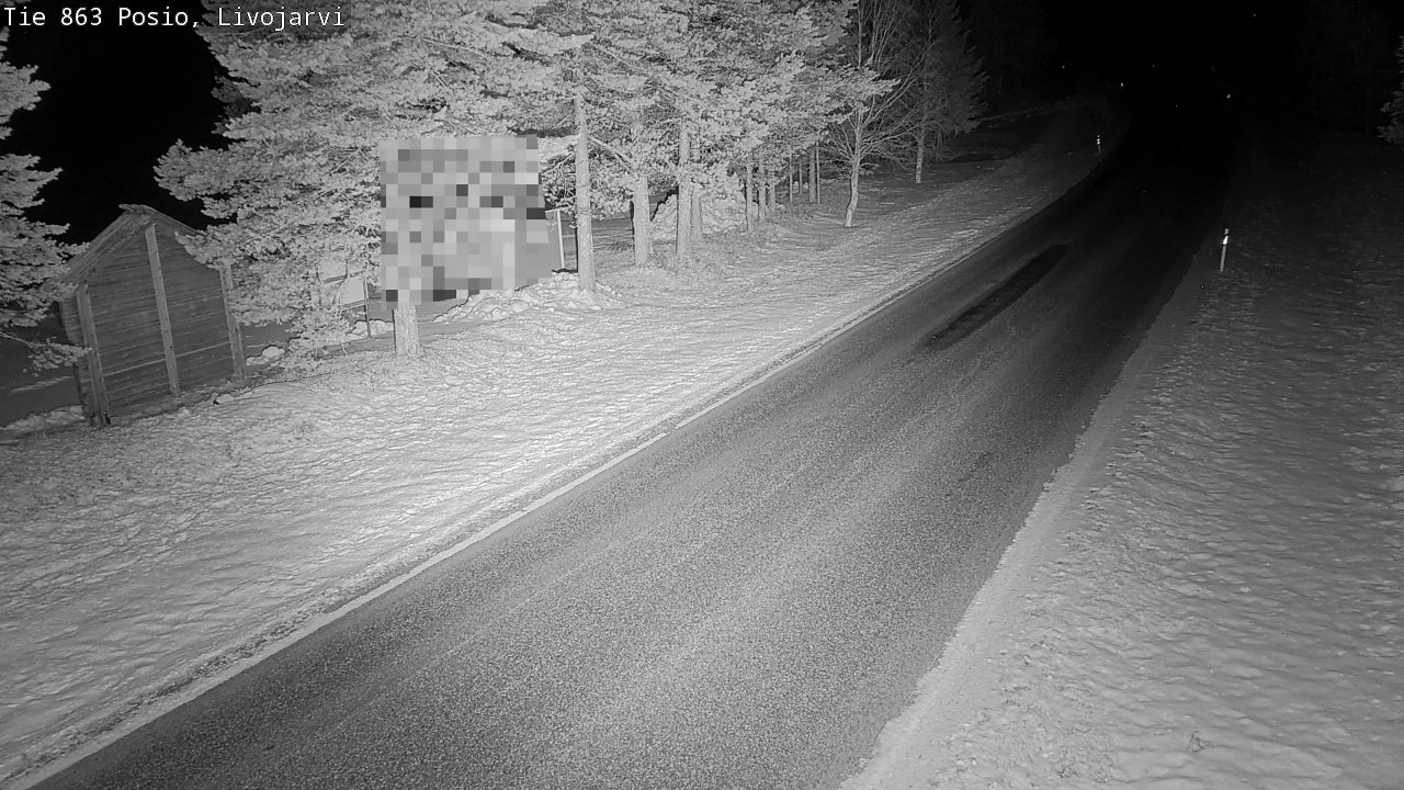 Kelikamerat Kuva Tie 863 Livojärvi, Posio, Lappi