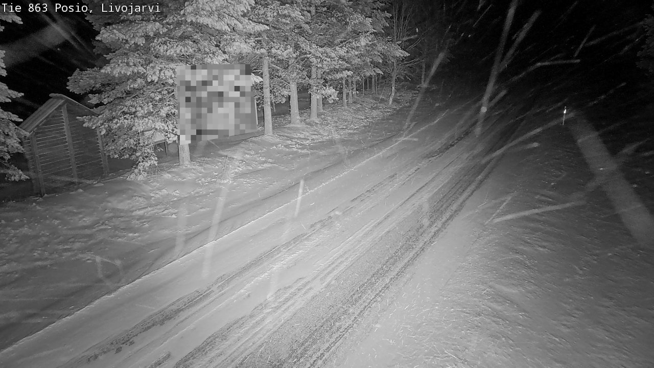 Kelikamerat Kuva Tie 863 Livojärvi, Posio, Lappi