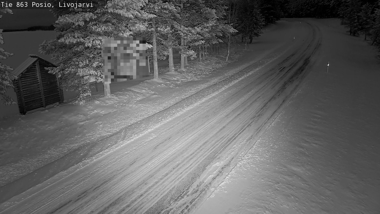 Kelikamerat Kuva Tie 863 Livojärvi, Posio, Lappi