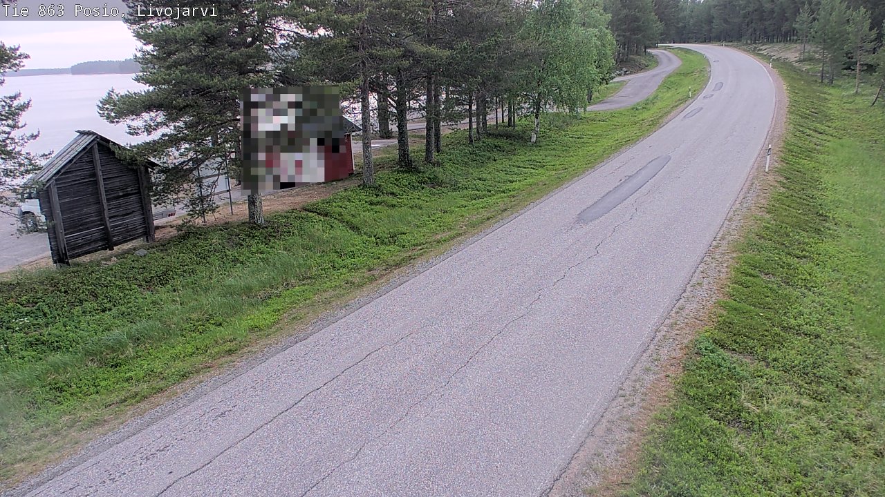 Kelikamerat Kuva Tie 863 Livojärvi, Posio, Lappi