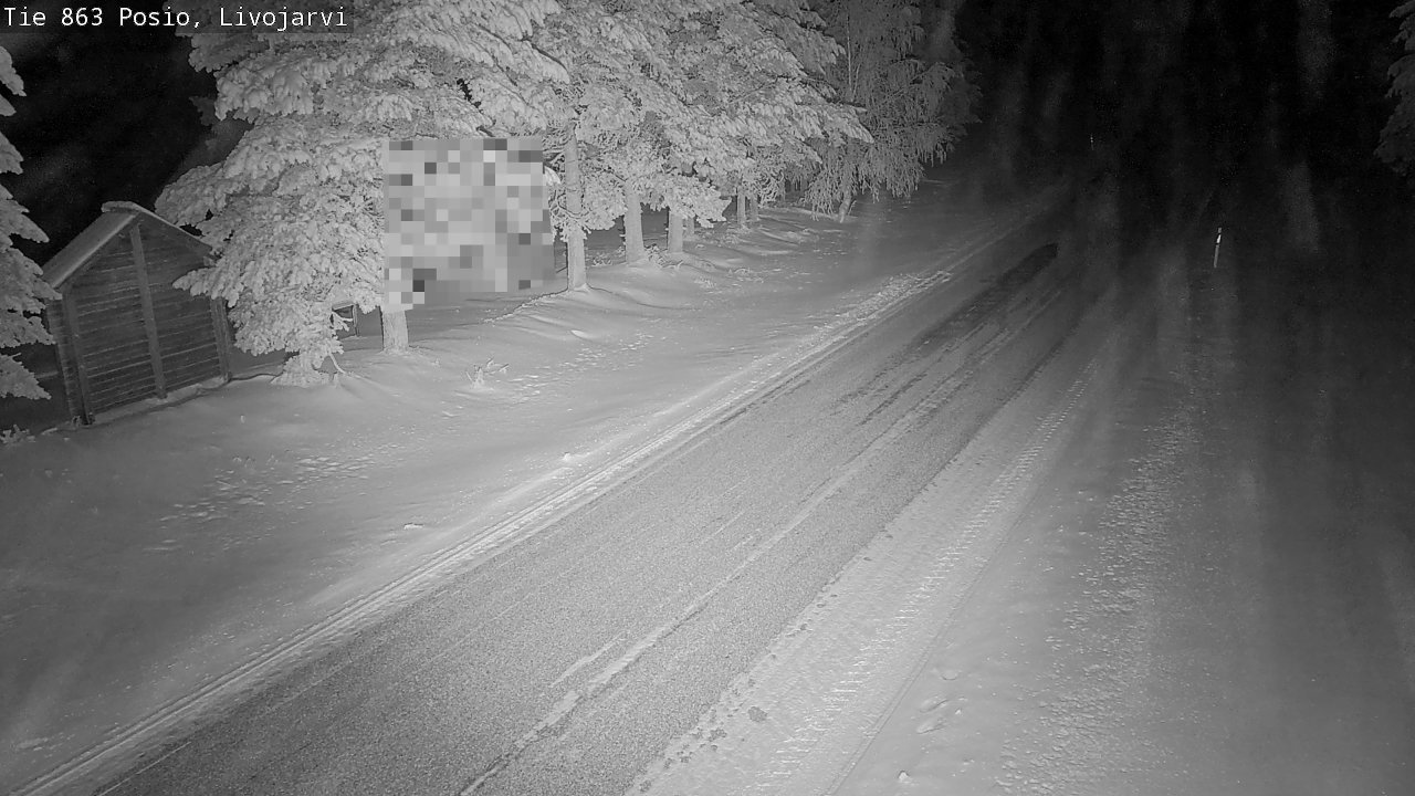 Kelikamerat Kuva Tie 863 Livojärvi, Posio, Lappi