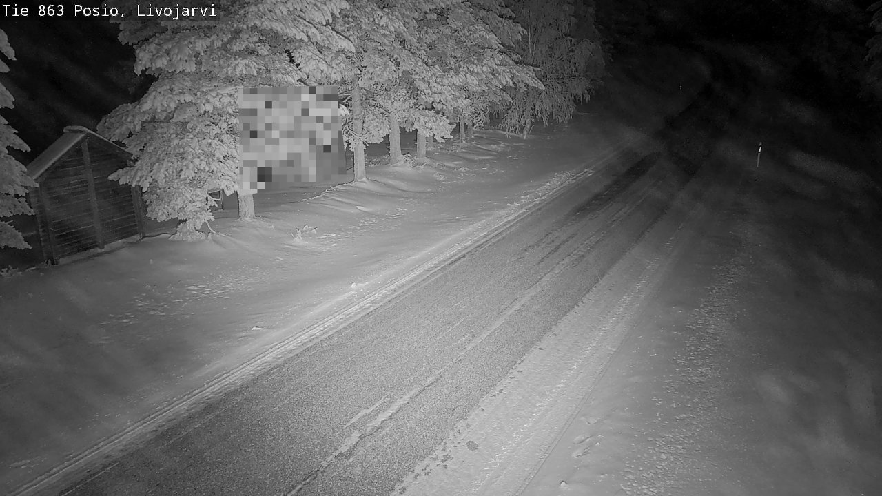 Kelikamerat Kuva Tie 863 Livojärvi, Posio, Lappi
