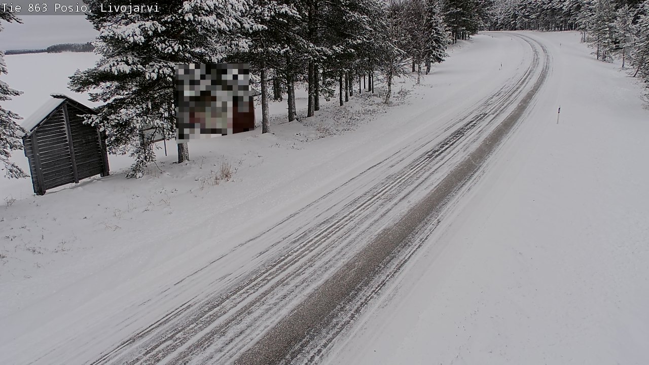 Kelikamerat Kuva Tie 863 Livojärvi, Posio, Lappi