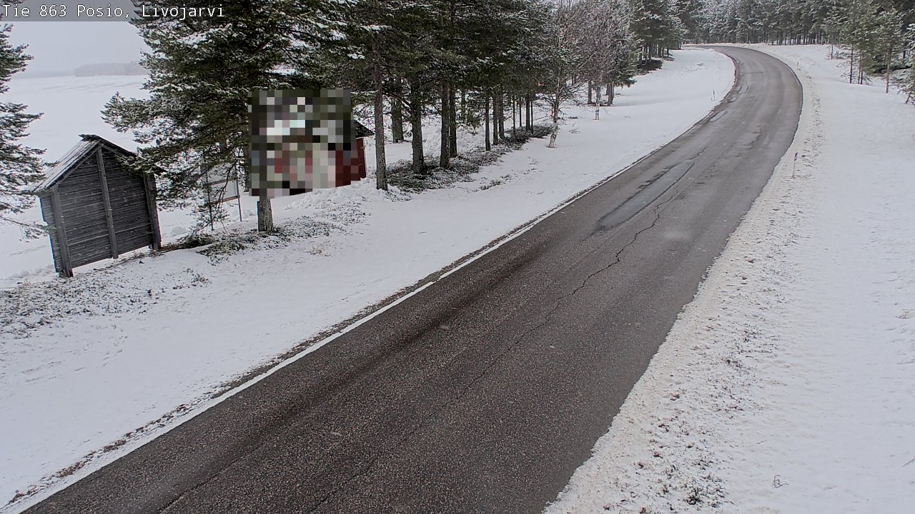 Kelikamerat Kuva Tie 863 Livojärvi, Posio, Lappi