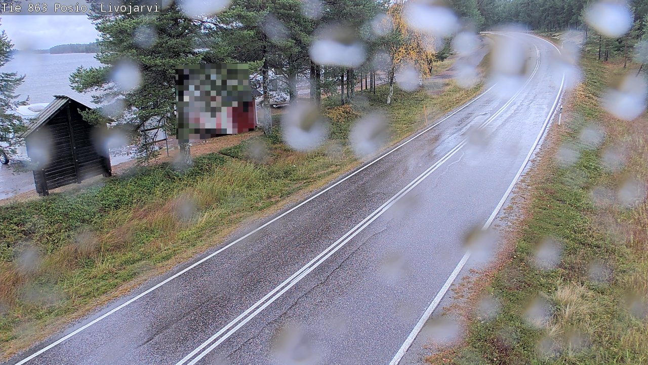 Weather Camera Image Road 863 Livojärvi, Posio, Lappi