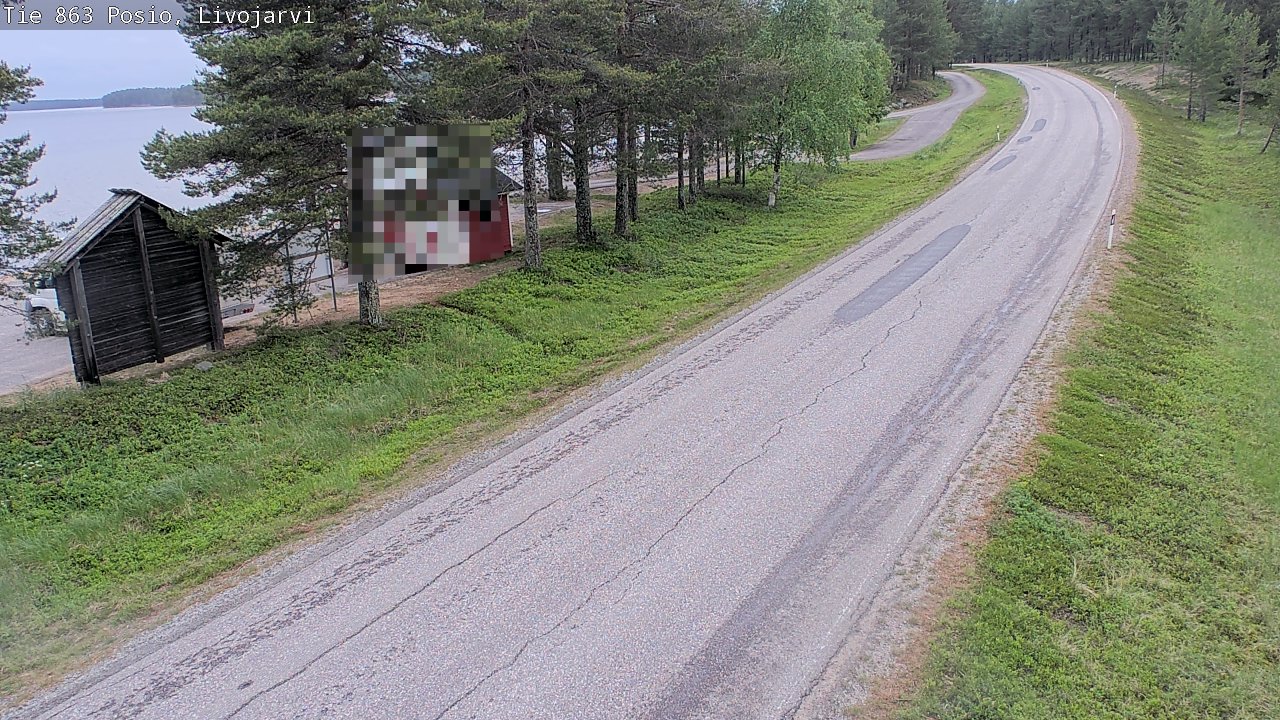 Kelikamerat Kuva Tie 863 Livojärvi, Posio, Lappi