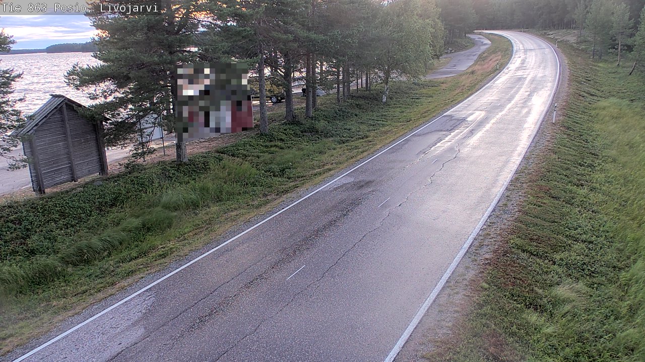 Kelikamerat Kuva Tie 863 Livojärvi, Posio, Lappi