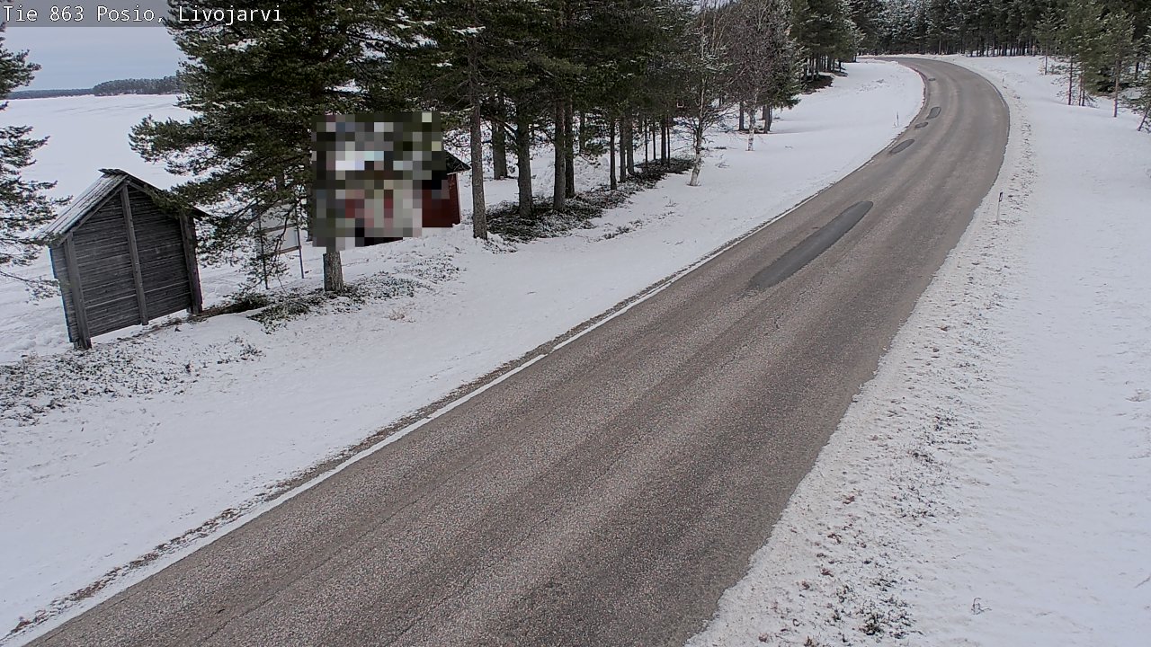 Kelikamerat Kuva Tie 863 Livojärvi, Posio, Lappi