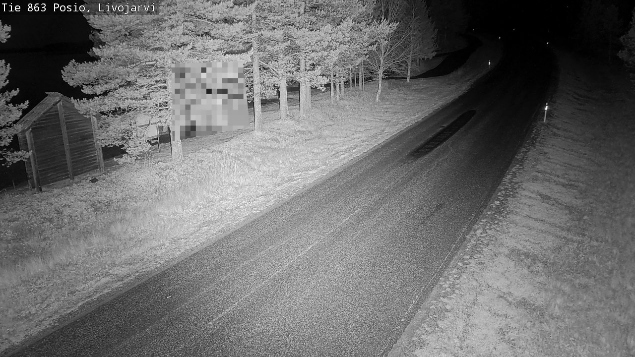 Kelikamerat Kuva Tie 863 Livojärvi, Posio, Lappi