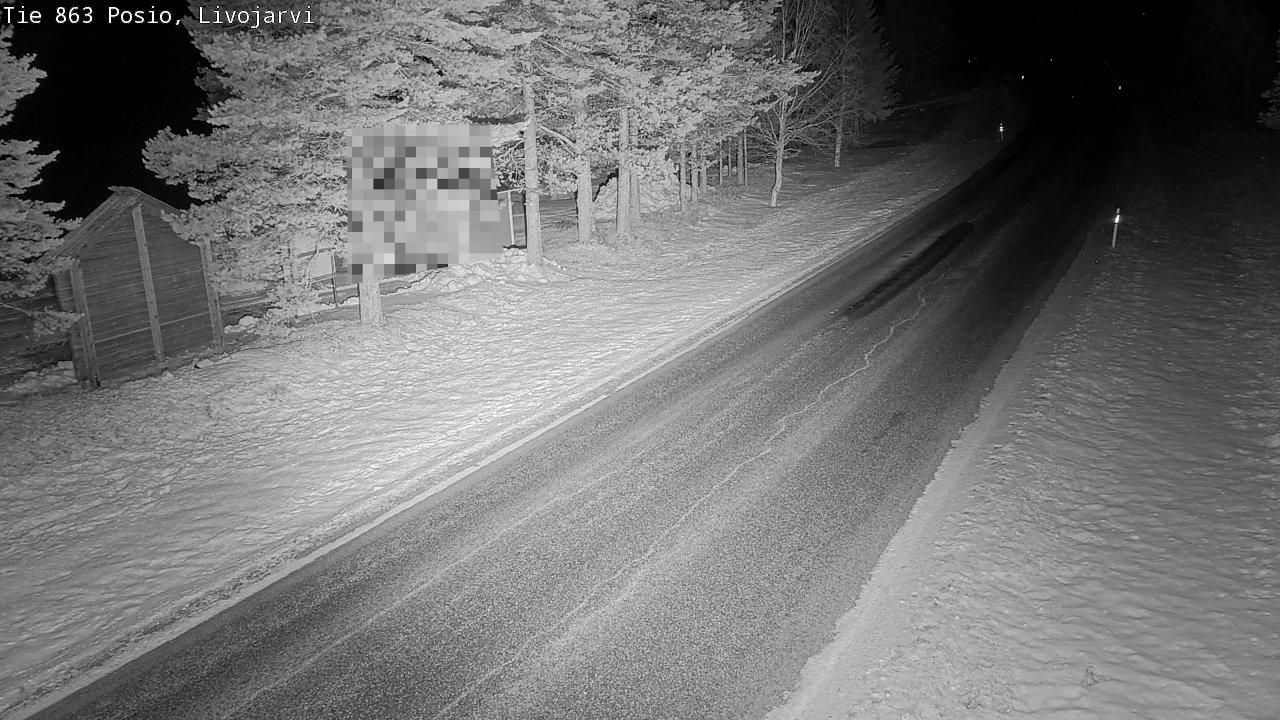 Kelikamerat Kuva Tie 863 Livojärvi, Posio, Lappi