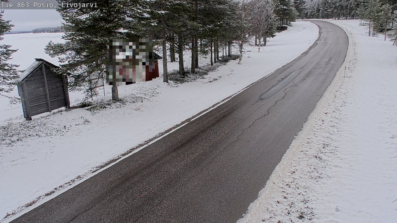 Kelikamerat Kuva Tie 863 Livojärvi, Posio, Lappi