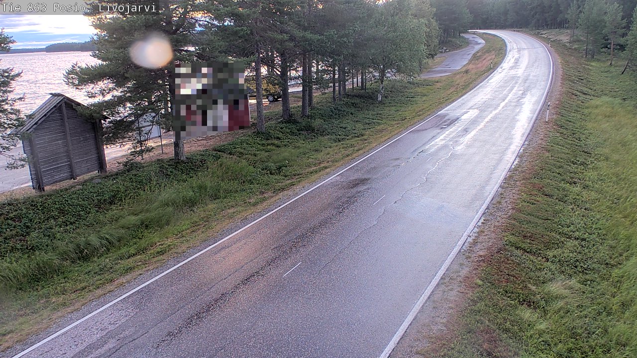 Kelikamerat Kuva Tie 863 Livojärvi, Posio, Lappi