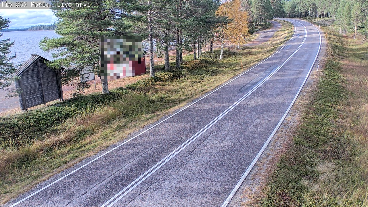 Kelikamerat Kuva Tie 863 Livojärvi, Posio, Lappi