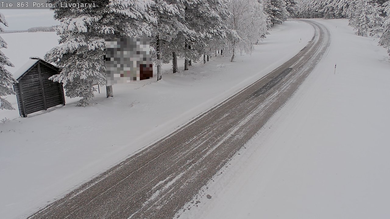 Kelikamerat Kuva Tie 863 Livojärvi, Posio, Lappi