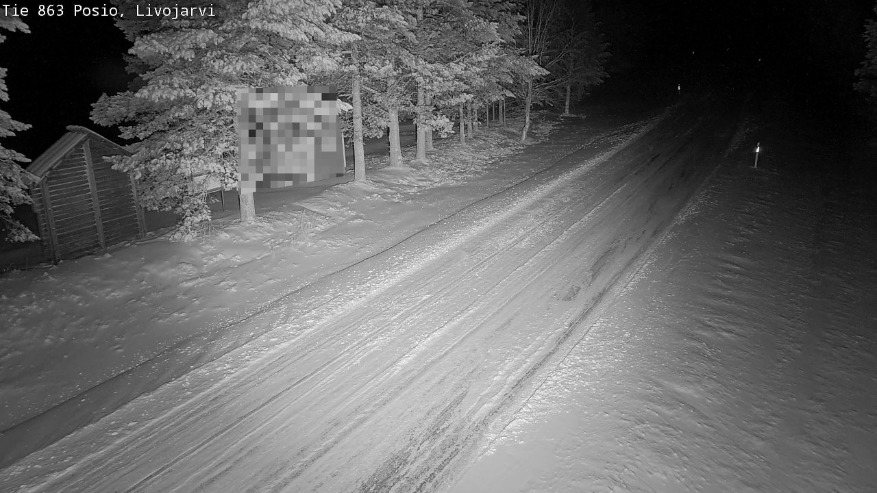 Kelikamerat Kuva Tie 863 Livojärvi, Posio, Lappi