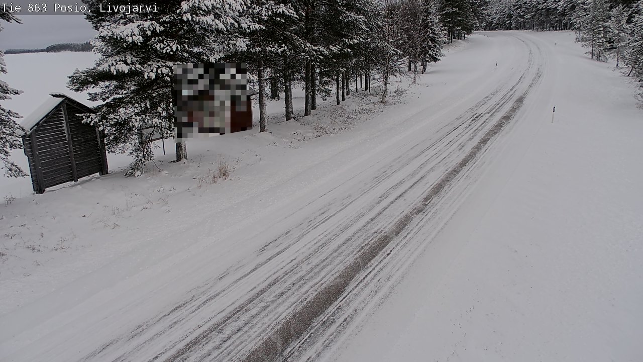 Kelikamerat Kuva Tie 863 Livojärvi, Posio, Lappi
