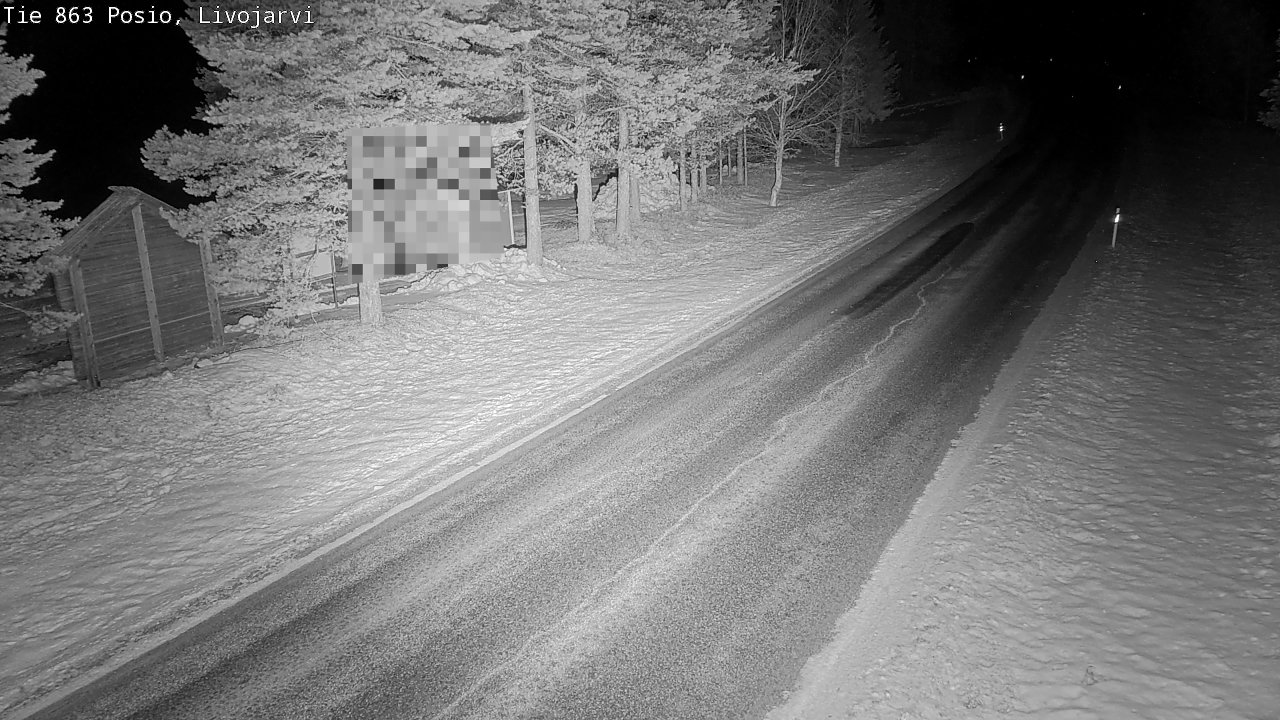 Kelikamerat Kuva Tie 863 Livojärvi, Posio, Lappi