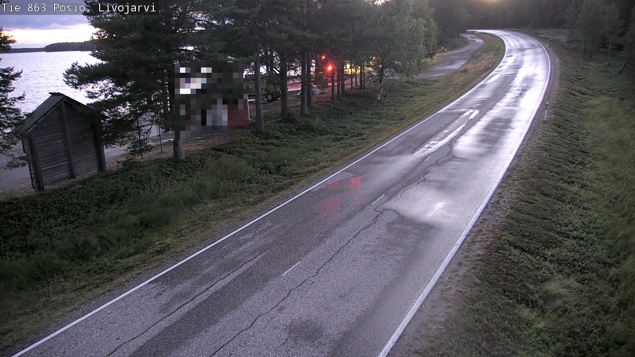 Kelikamerat Kuva Tie 863 Livojärvi, Posio, Lappi