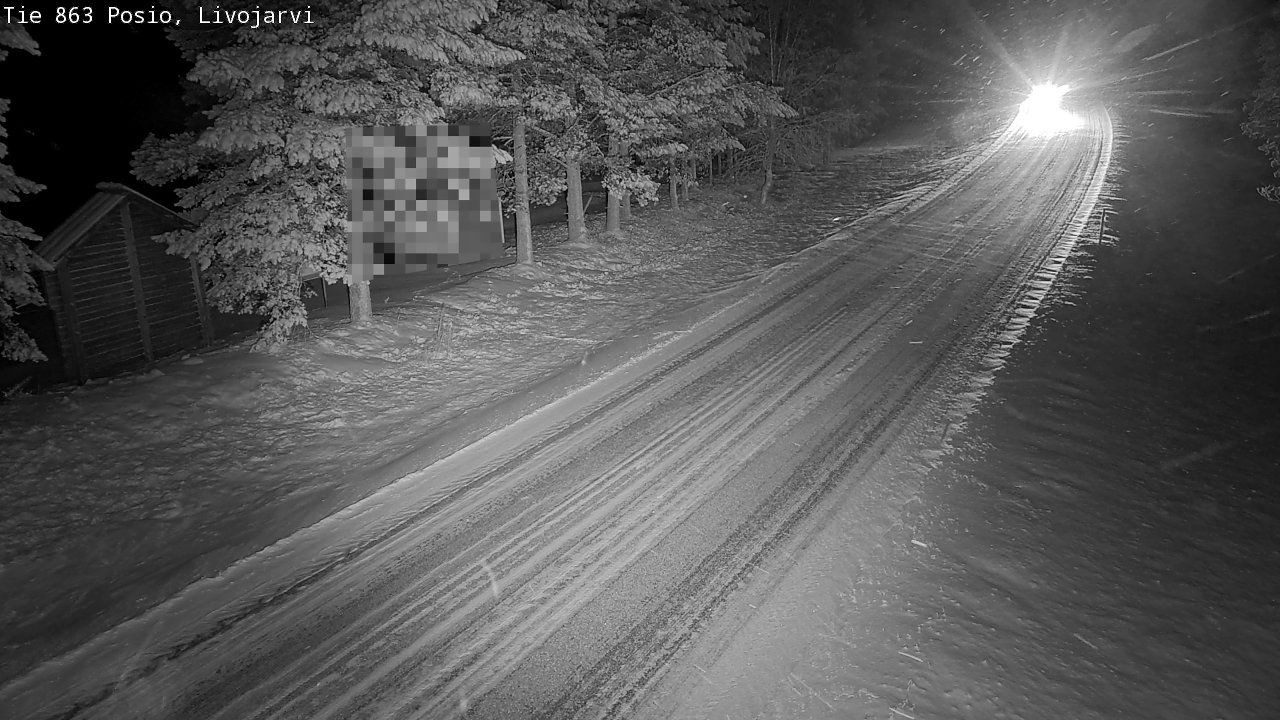 Kelikamerat Kuva Tie 863 Livojärvi, Posio, Lappi
