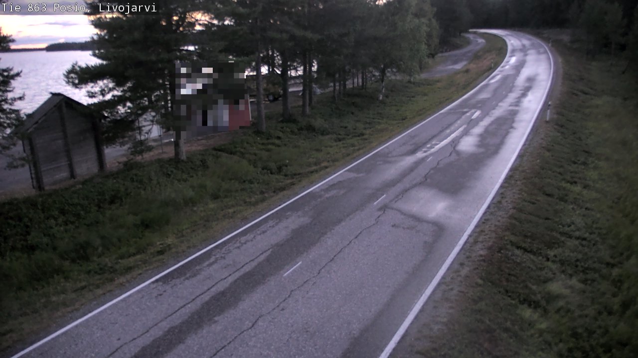 Kelikamerat Kuva Tie 863 Livojärvi, Posio, Lappi