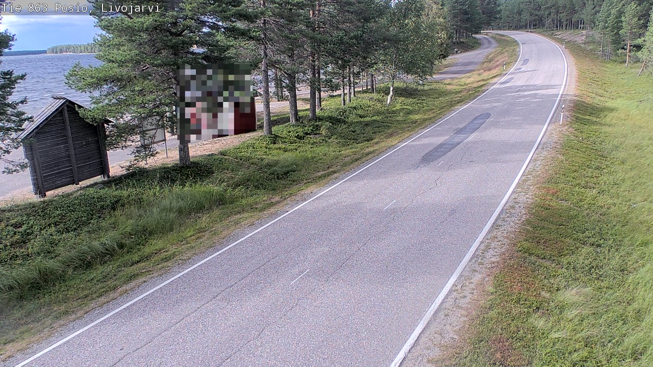 Kelikamerat Kuva Tie 863 Livojärvi, Posio, Lappi