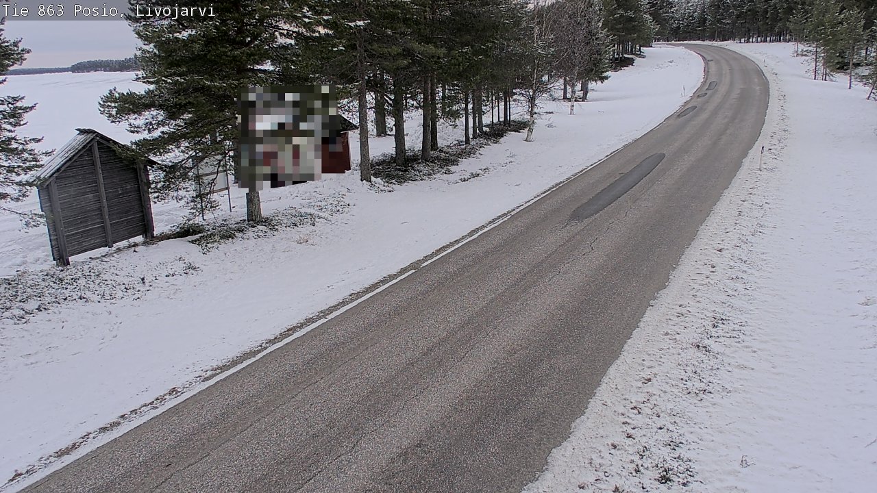 Kelikamerat Kuva Tie 863 Livojärvi, Posio, Lappi