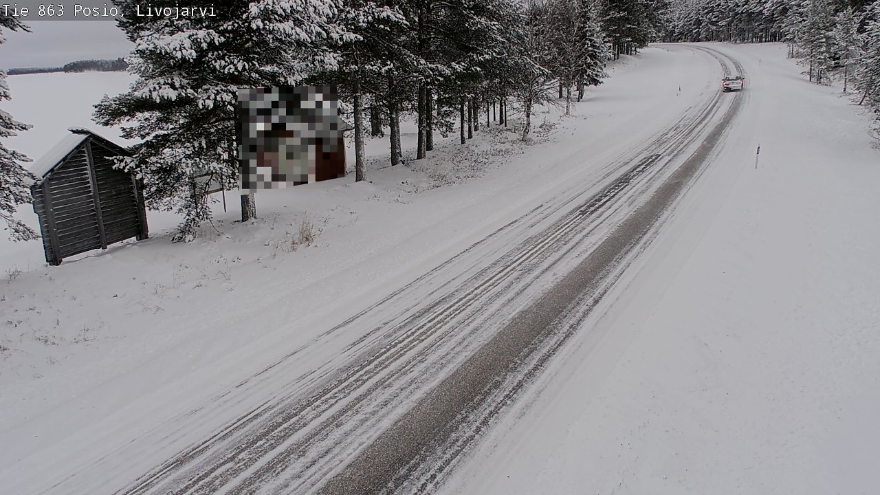 Kelikamerat Kuva Tie 863 Livojärvi, Posio, Lappi