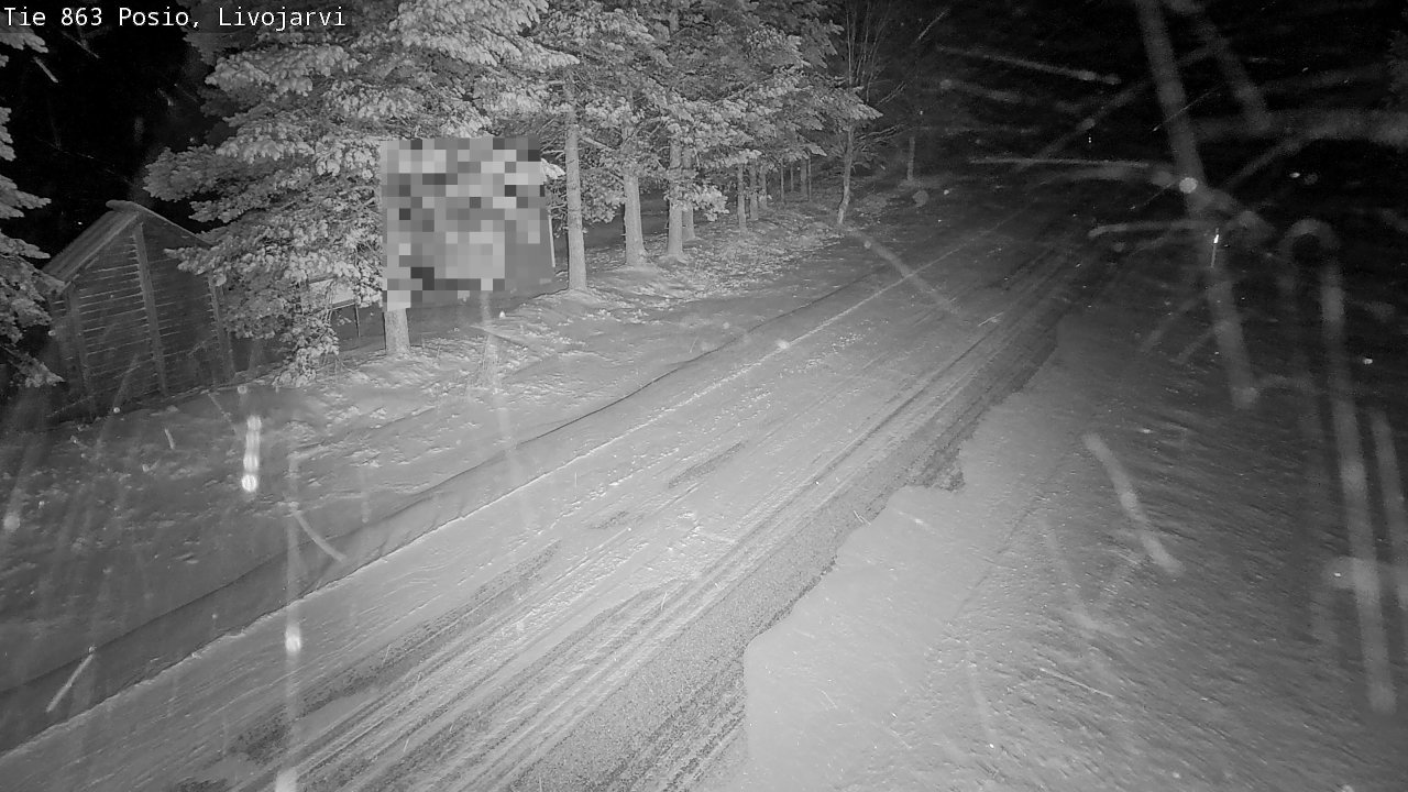 Kelikamerat Kuva Tie 863 Livojärvi, Posio, Lappi