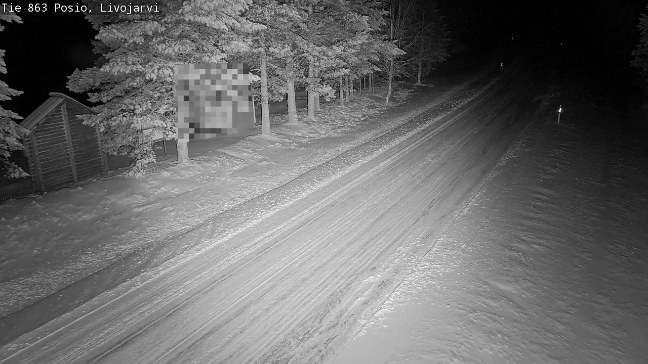 Kelikamerat Kuva Tie 863 Livojärvi, Posio, Lappi