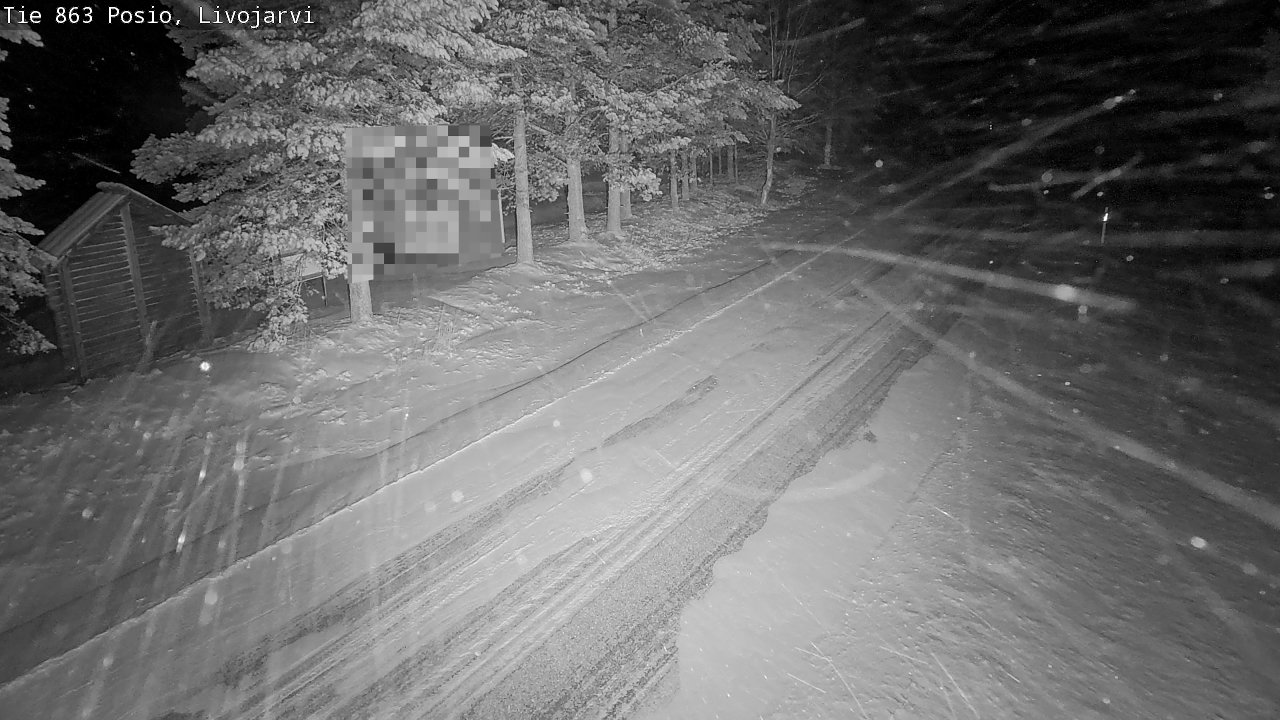 Kelikamerat Kuva Tie 863 Livojärvi, Posio, Lappi