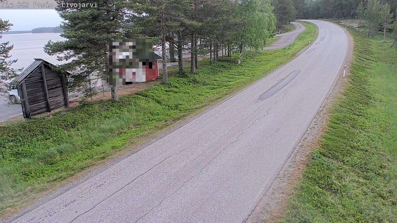 Kelikamerat Kuva Tie 863 Livojärvi, Posio, Lappi