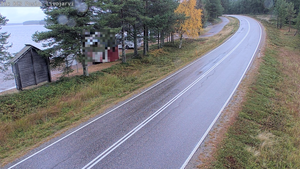 Kelikamerat Kuva Tie 863 Livojärvi, Posio, Lappi